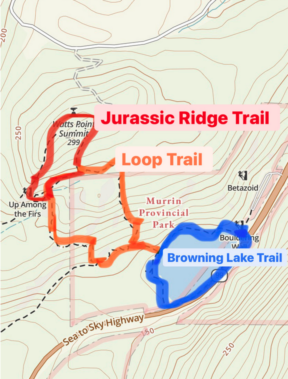 Murrin Park trails map