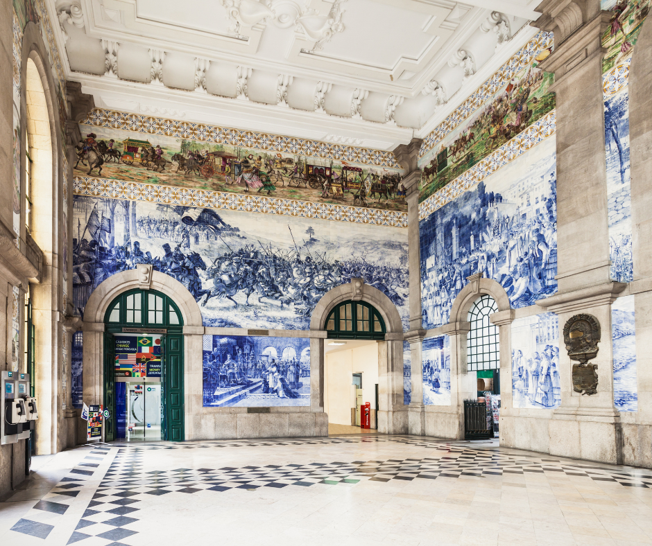 Tiles at São Bento Station.
