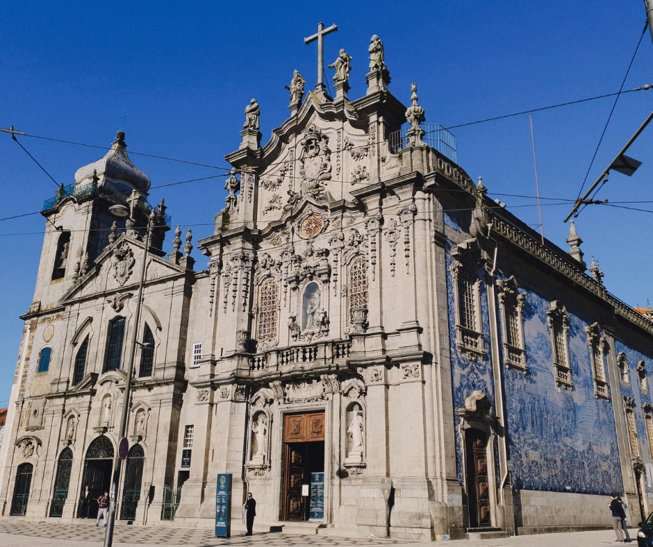 Tiles at Igreja do Carmo, Porto, Portugal.